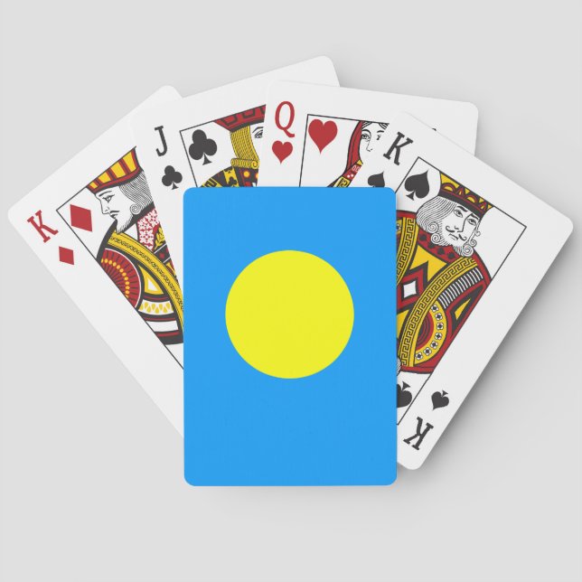 Baralho Bandeira de Palau (Verso)