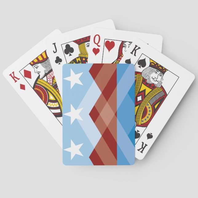 Baralho Bandeira de Peoria, Arizona (Verso)