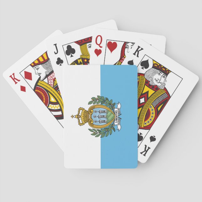 Baralho Bandeira de São Marino (Verso)