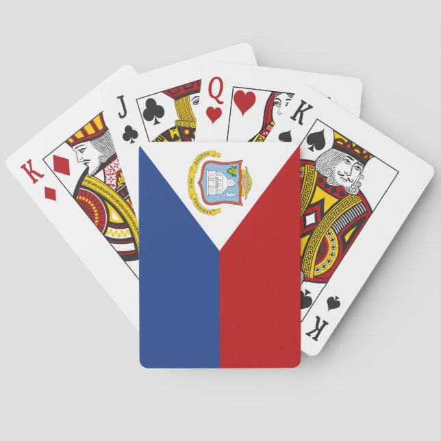 Baralho Bandeira de Sint Maarten (Verso)