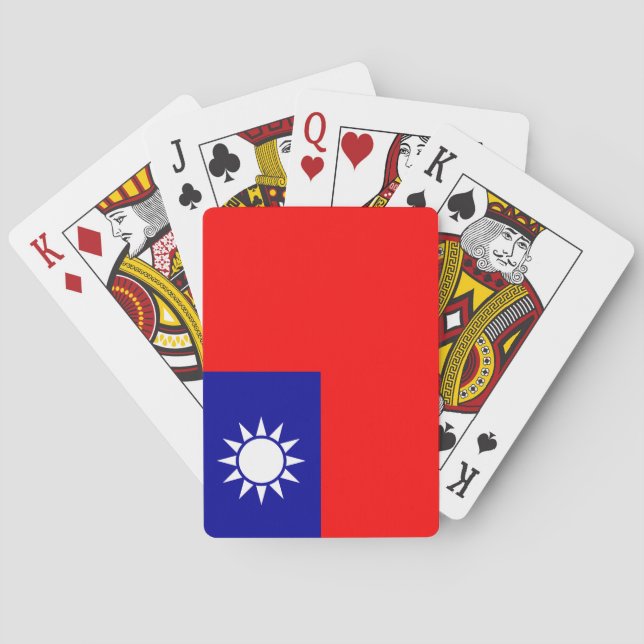 Baralho Bandeira de Taiwan (Verso)