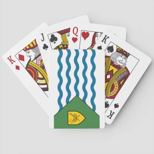 Baralho Bandeira de Vancouver, Colúmbia Britânica (Verso)