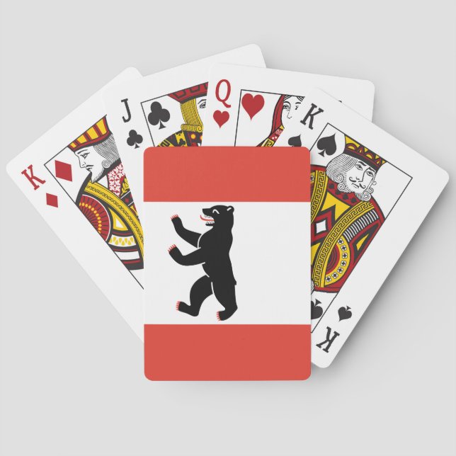 Baralho Bandeira do Cartões de Jogar de Berlim (Verso)