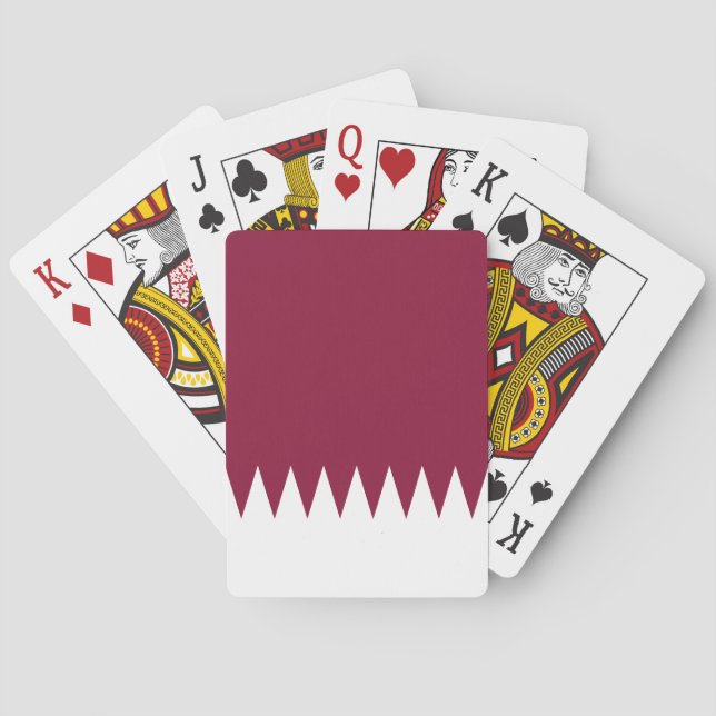 Baralho Bandeira do Catar (Verso)