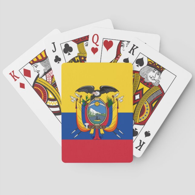 Baralho Bandeira do Equador (Verso)