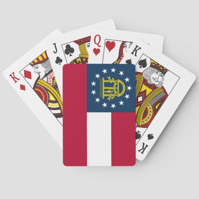 Baralho Bandeira do Estado da Geórgia (Verso)