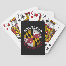 BARALHO BANDEIRA DO ESTADO DE MARYLAND OLD LINE