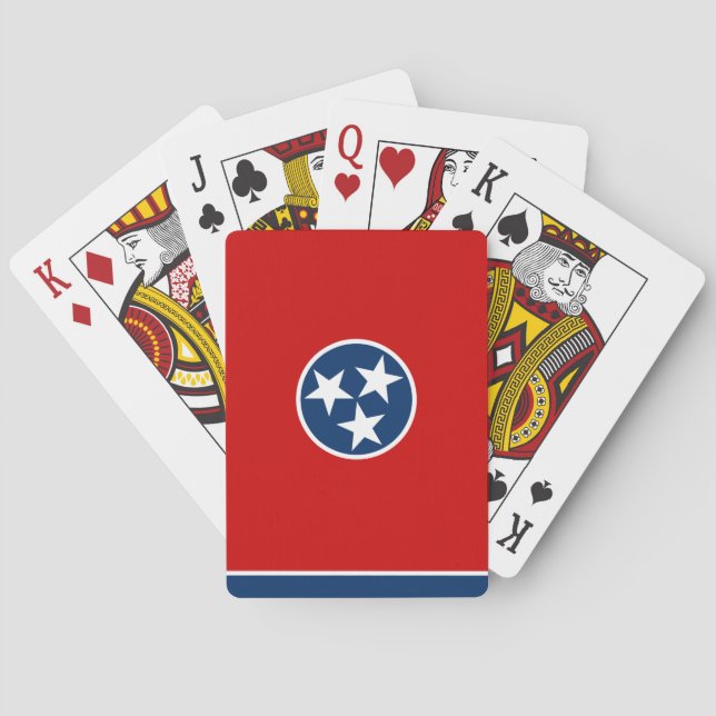 Baralho Bandeira do Estado do Tennessee (Verso)