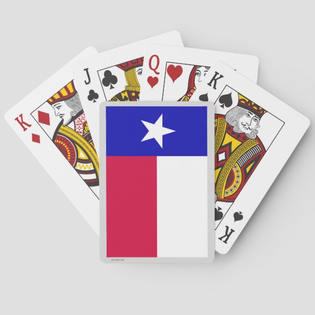 Baralho Bandeira do Estado do Texas (Verso)