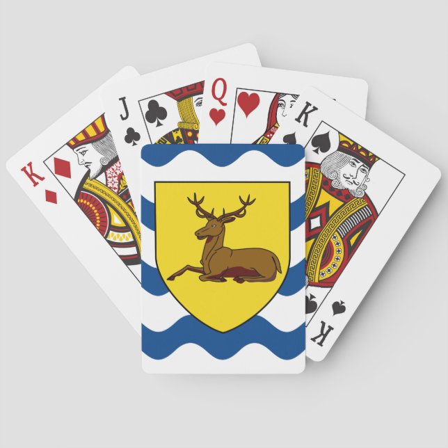 Baralho Bandeira do Hertfordshire Playing Cards (Verso)