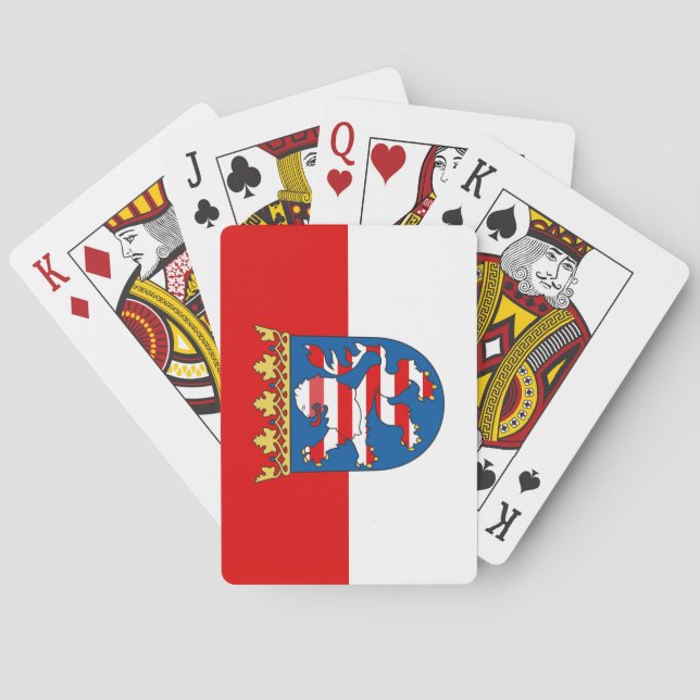 Baralho Bandeira do Hesse Playing Cards (Verso)