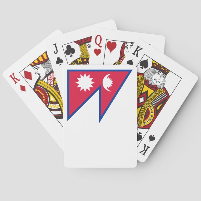 Baralho Bandeira do Nepal (Verso)