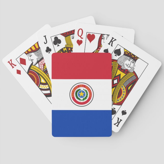 Baralho Bandeira do Paraguai (Verso)