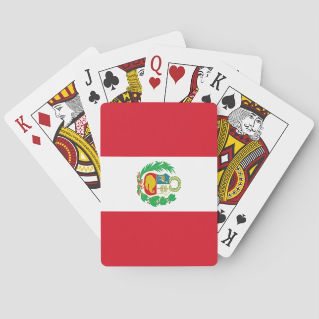 Baralho Bandeira do Peru (Verso)