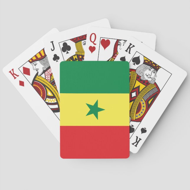Baralho Bandeira do Senegal (Verso)
