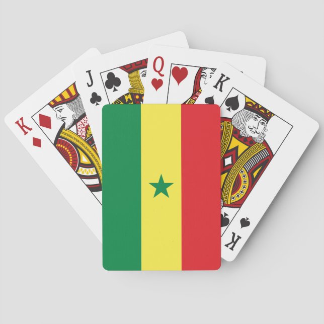 Baralho Bandeira do Senegal (Verso)