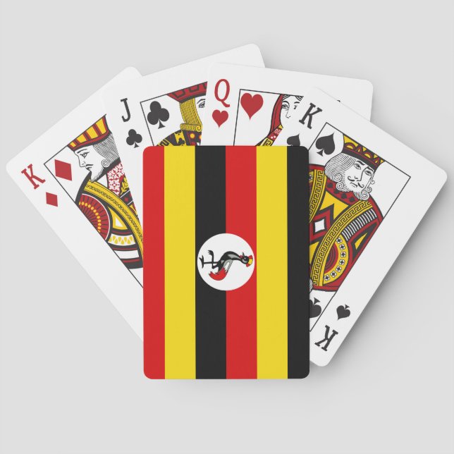 Baralho Bandeira do Uganda (Verso)