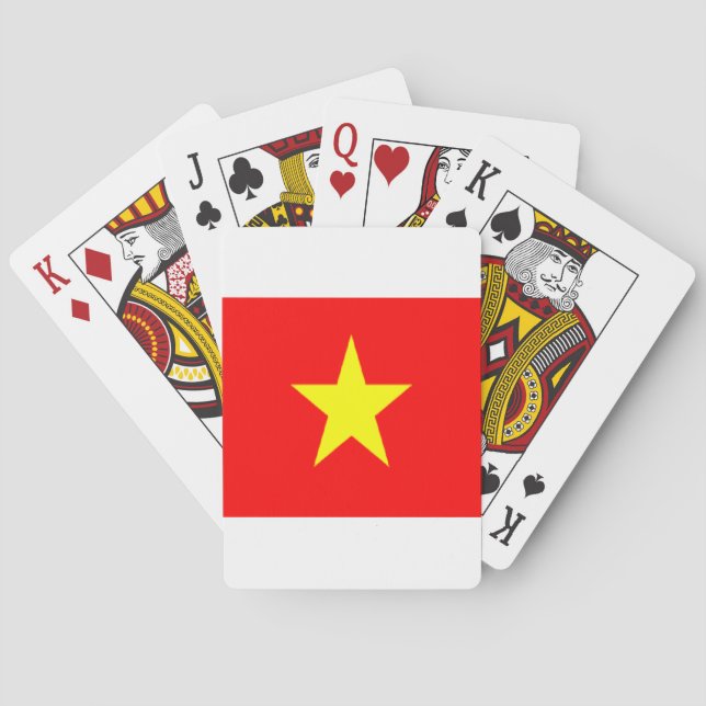 Baralho bandeira do vietname (Verso)