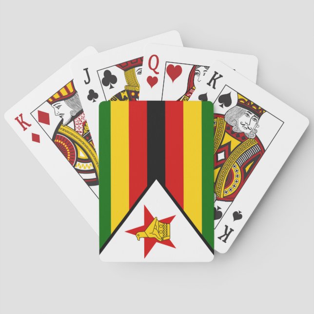 Baralho Bandeira do Zimbabué (Verso)