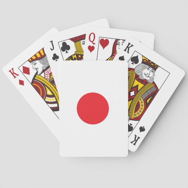 Baralho bandeira japonesa (Verso)