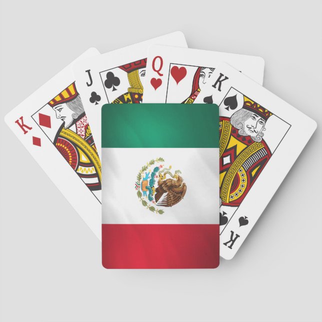Baralho Bandeira mexicana (Verso)