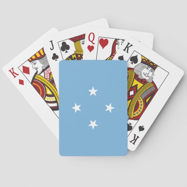 Baralho Bandeira Micronésia (Estados Federados da Micronés (Verso)