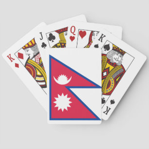 Baralho Bandeira nacional do mundo de Nepal