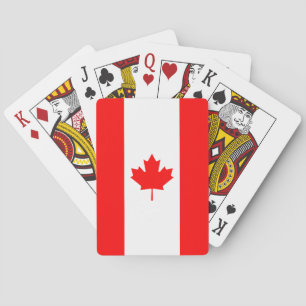 Baralho Bandeira Nacional Patriótica do CANADÁ
