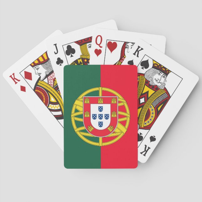 Baralho bandeira portuguesa (Verso)