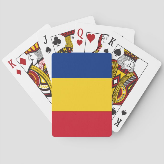 Baralho Bandeira (romena) de Romania (Verso)