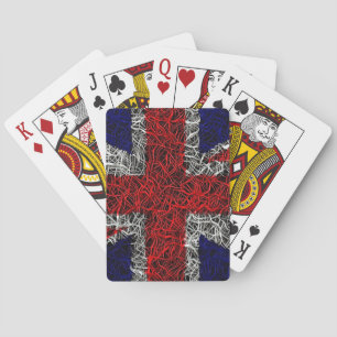 Baralho bandeira union jack uk patriota