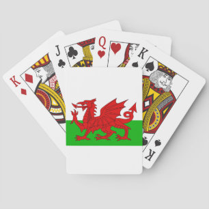 Baralho Bandeira Welsh / Wales - Imagem de Alta Qualidade