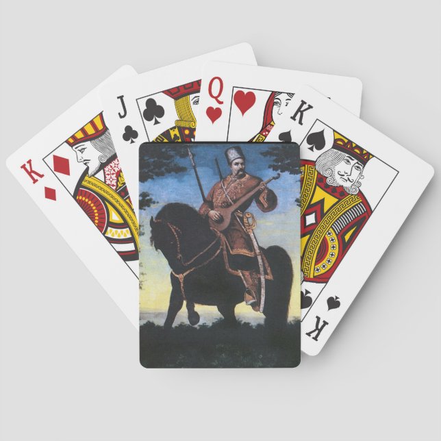 Baralho Banhista cossaco, 1890 (Verso)