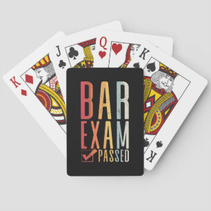 Baralho Bar De Exame Passado De Cheque Advogado De Passage