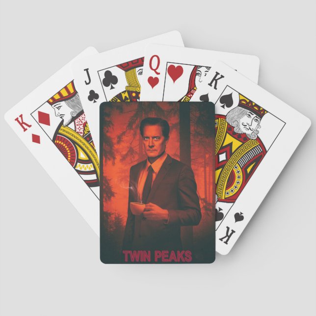 Baralho Baraja De Cartas Bicycle Elegantes twin peaks bloo (Verso)