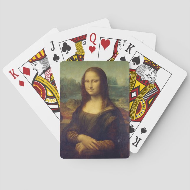 Baralho Baraja de cartas de la mona lisa (Verso)