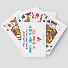 Baralho Baraja de cartas para profes