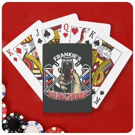 Baralho Barbearia de Compro de Barber Retroativo do NOME P