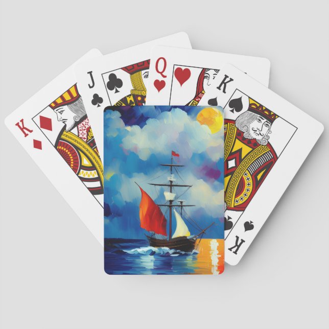 Baralho Barco à Noite (Verso)