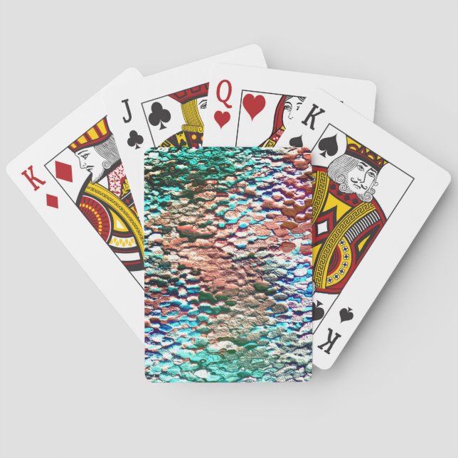 Baralho Base de pedra amassada com argamassa rústica e sal (Verso)