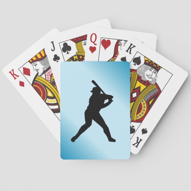 Baralho Baseball Batter Blue Sports (Verso)