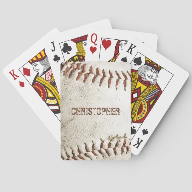 Baralho Baseball Vintage Personalizado (Verso)