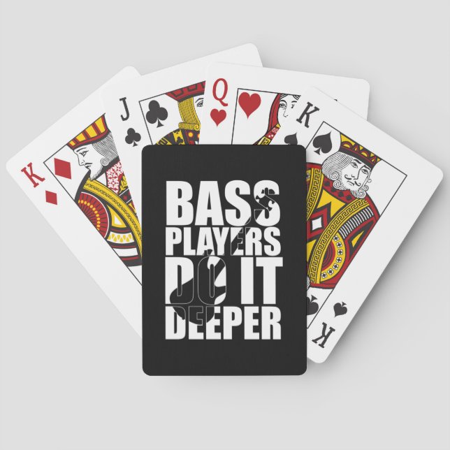 Baralho Bass players do it deeper (Verso)
