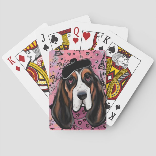 Baralho Basset Hound (Verso)