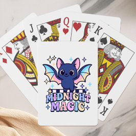 Baralho Bat e Checkerboard do Cute do Halloween do Pastelc