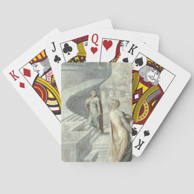 Baralho Bathsheba Visitando David, c.1553 (Verso)