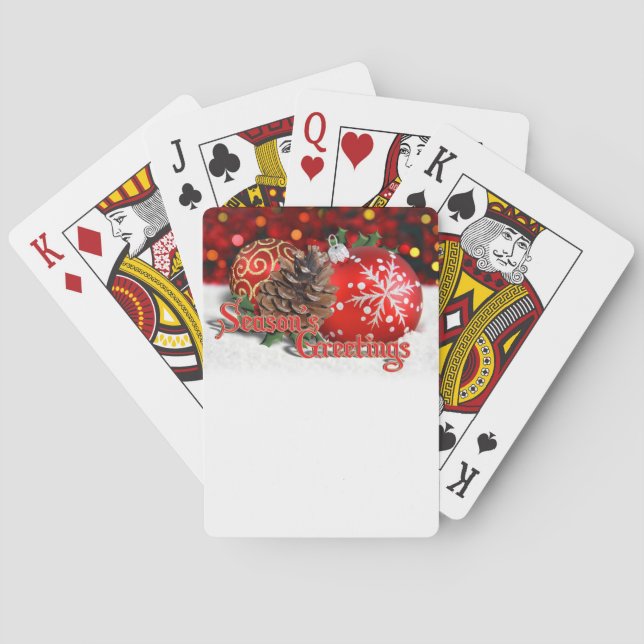 Baralho Baubles & Pine Cones (Verso)