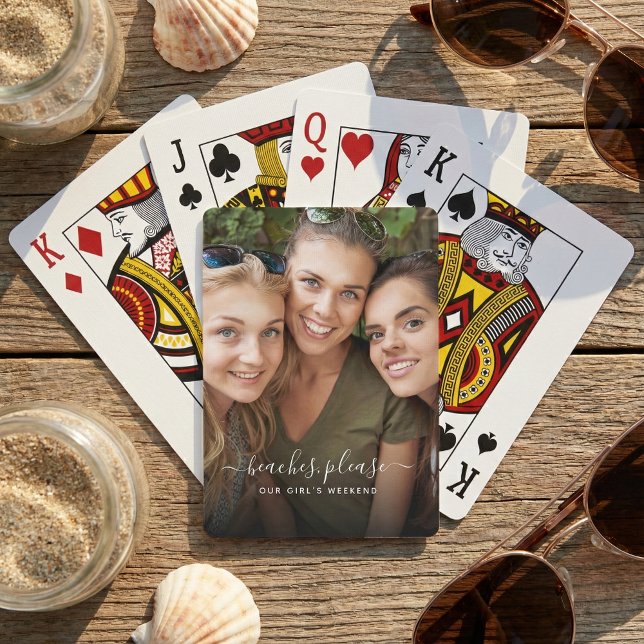Baralho Beaches Please Girls Weekend Away Photo (You own girl's weekend deck of cards!)