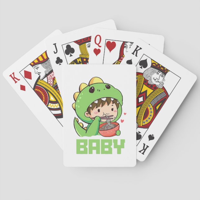 Baralho bebê godzilla (Verso)