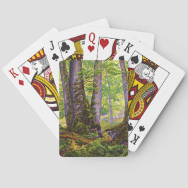 Baralho Beech Trees in the Forest (Woodland) (Paul Ranson)